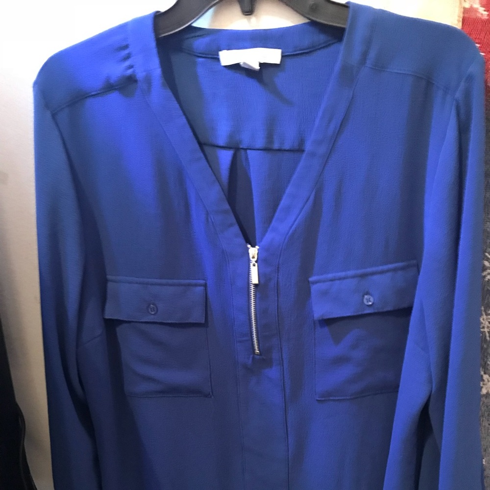 New zipper blouse size XL